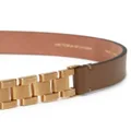 Victoria Beckham Watch Strap leather belt - Brown