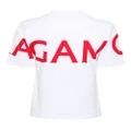 Ferragamo logo-print cotton T-shirt - White