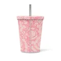 Versace Barocco crystal-embellished travel cup - Pink