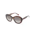 Kate Spade oval-frame sunglasses - Brown