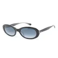 Kate Spade oval-frame sunglasses - Black