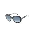 Kate Spade oval-frame sunglasses - Black