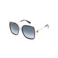 Moschino Eyewear Mos 096s square-frame sunglasses - Black