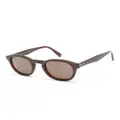 Tommy Hilfiger round-frame tinted sunglasses - Brown