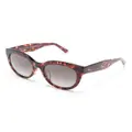 Kate Spade Brea/F/S tortoiseshell round-frame sunglasses - Brown