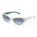 Kate Spade Paisleigh cat-eye sunglasses - White