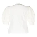 Veronica Beard Coralee lace-sleeve blouse - White