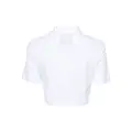Moschino Teddy Bear-print cropped polo shirt - White