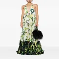 Roberto Cavalli floral-print silk dress - Multicolour