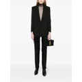 L'Agence Ginny coated trousers - Black