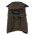 Barbour logo-engraved quilted dog coat - Green