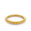 Monica Vinader Deia bead-embellished stacking ring - Gold