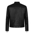 Dsquared2 zip-up leather jacket - Black