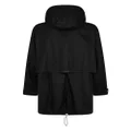 Dsquared2 logo-print hooded coat - Black