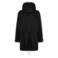 Dsquared2 logo-print hooded coat - Black