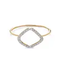 Monica Vinader 14kt yellow gold Riva Kite diamond ring