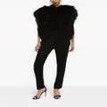 Dolce & Gabbana feather bolero jacket - Black