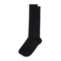 Dolce & Gabbana knee-high intarsia-knit logo socks - Black