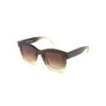Thierry Lasry Gambly rectangle-frame sunglasses - Brown