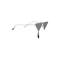 Gucci Eyewear rhinestone-embellished geometric sunglasses - Grey