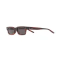 Retrosuperfuture Stinger Fiammato square-frame sunglasses - Red
