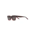 Retrosuperfuture Stinger Fiammato square-frame sunglasses - Red