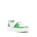 GANNI logo-embossed touch-strap sneakers - White