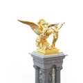 S.T. Dupont Pegasus Allexandre III Bridge 18kt yellow gold statue - Grey