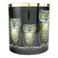 Fornasetti owl print wastepaper basket - Black