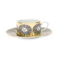 Fornasetti set of 6 Sole tea cups - Gold