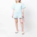 Cynthia Rowley ruffled-trim mini skirt - Blue