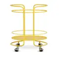 Fornasetti Round food trolley - Yellow
