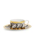 Fornasetti Cammei porcelain tea cup - Gold