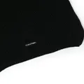 Calvin Klein Daddy mélange wool-blend scarf - Black