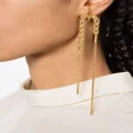 Wouters & Hendrix statement-chain lobe-cuff earing - Gold