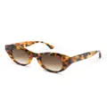 Thierry Lasry Snappy cat-eye-frame sunglasses - Brown