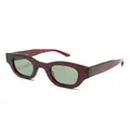 Thierry Lasry Autocracy rectangle-frame sunglasses - Green