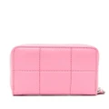 Dsquared2 logo-plaque quilted wallet - Pink