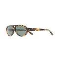 Stella McCartney Eyewear pilot-frame sunglasses - Brown