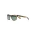 Garrett Leight tinted rectangular-frame sunglasses - Green