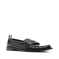 Thom Browne penny-slot leather loafers - Black