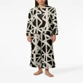 Missoni Home graphic-print silk pajama set - Black