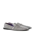 Stella McCartney Falabella crystal-embellished loafers - Silver