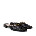 TOM FORD Whitney crocodile-embossed leather mules - Black