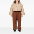 Moschino hooded cropped jacket - Neutrals