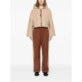 Moschino hooded cropped jacket - Neutrals