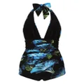 Dolce & Gabbana Bluebell halterneck swimsuit