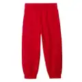 Burberry Kids check-print cotton track pants - Red