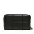 Dsquared2 logo-plaque quilted wallet - Black