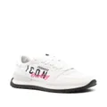 Dsquared2 logo-print suede sneakers - White